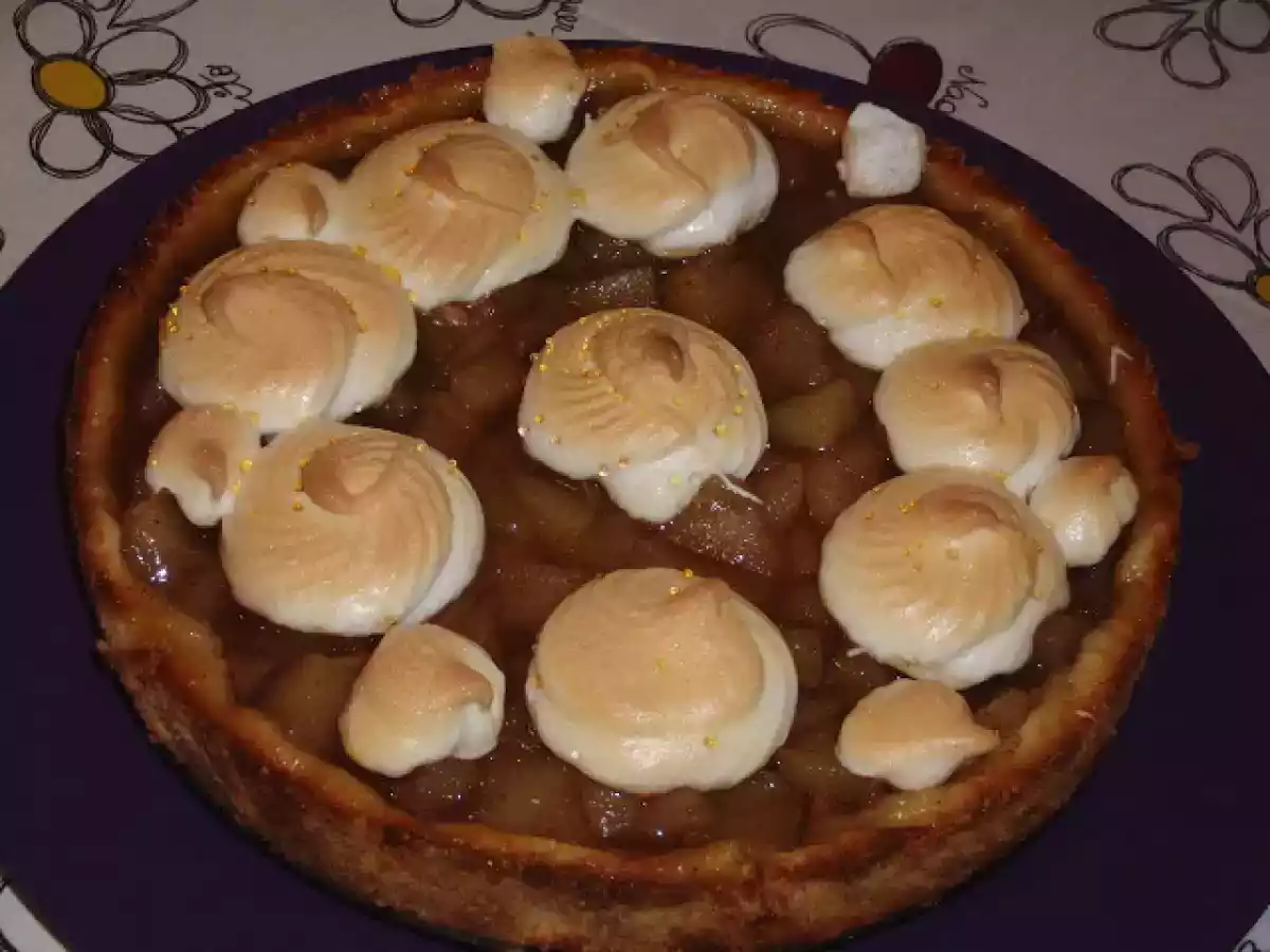 (A melhor) Tarte de Pêra Merengada