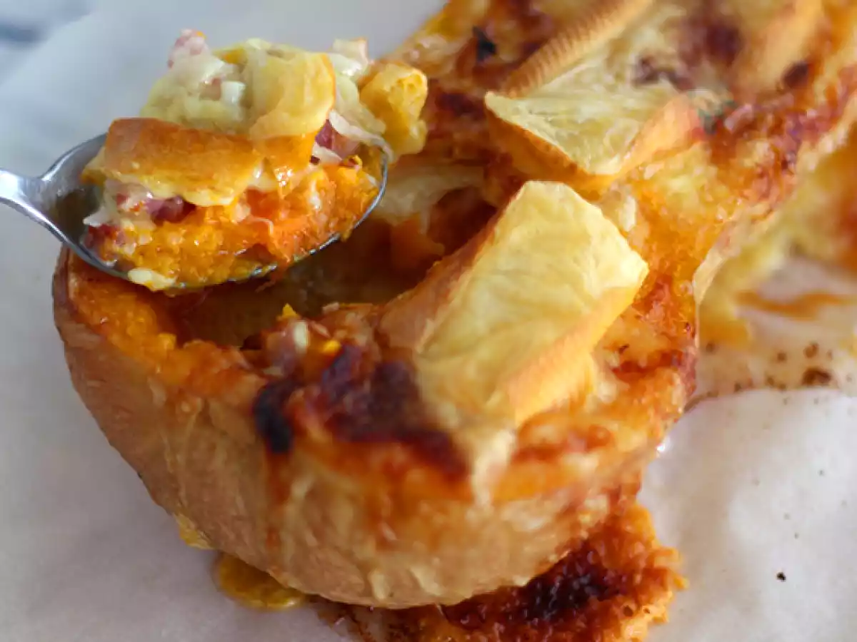 Abóbora recheada com Queijo - foto 4