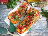 Abóbora recheada com quinoa e romã, foto 2