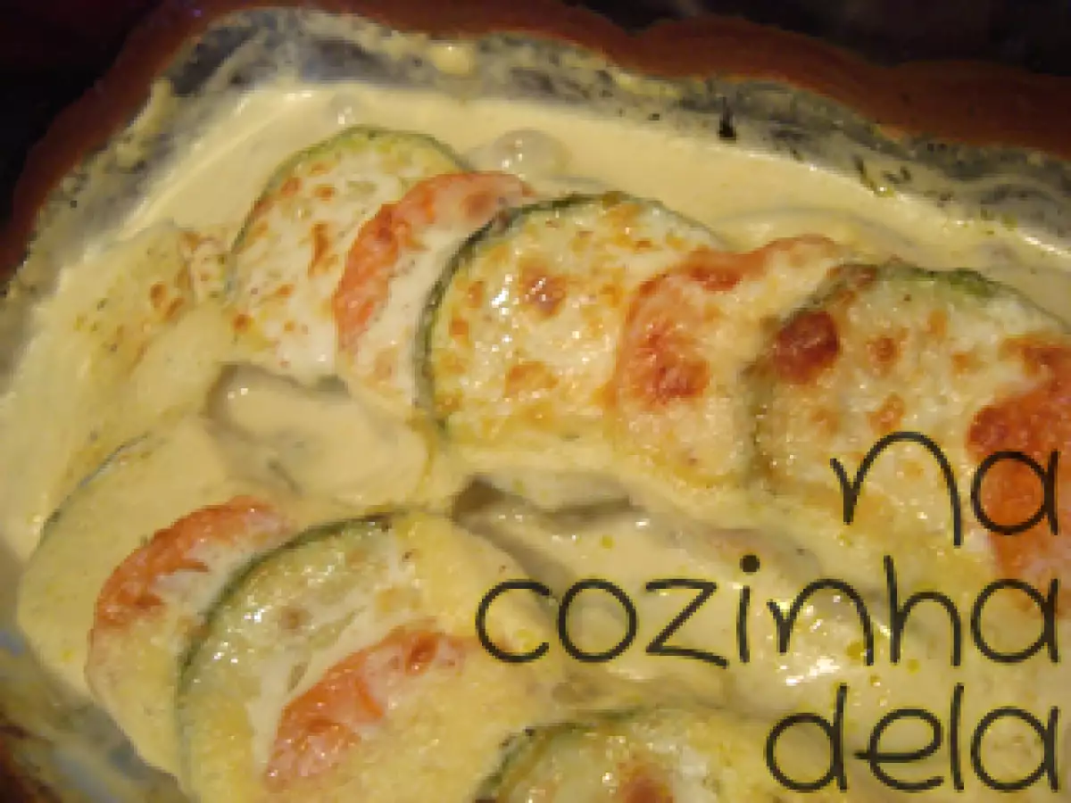 Abobrinha e cenoura gratinadas - foto 2