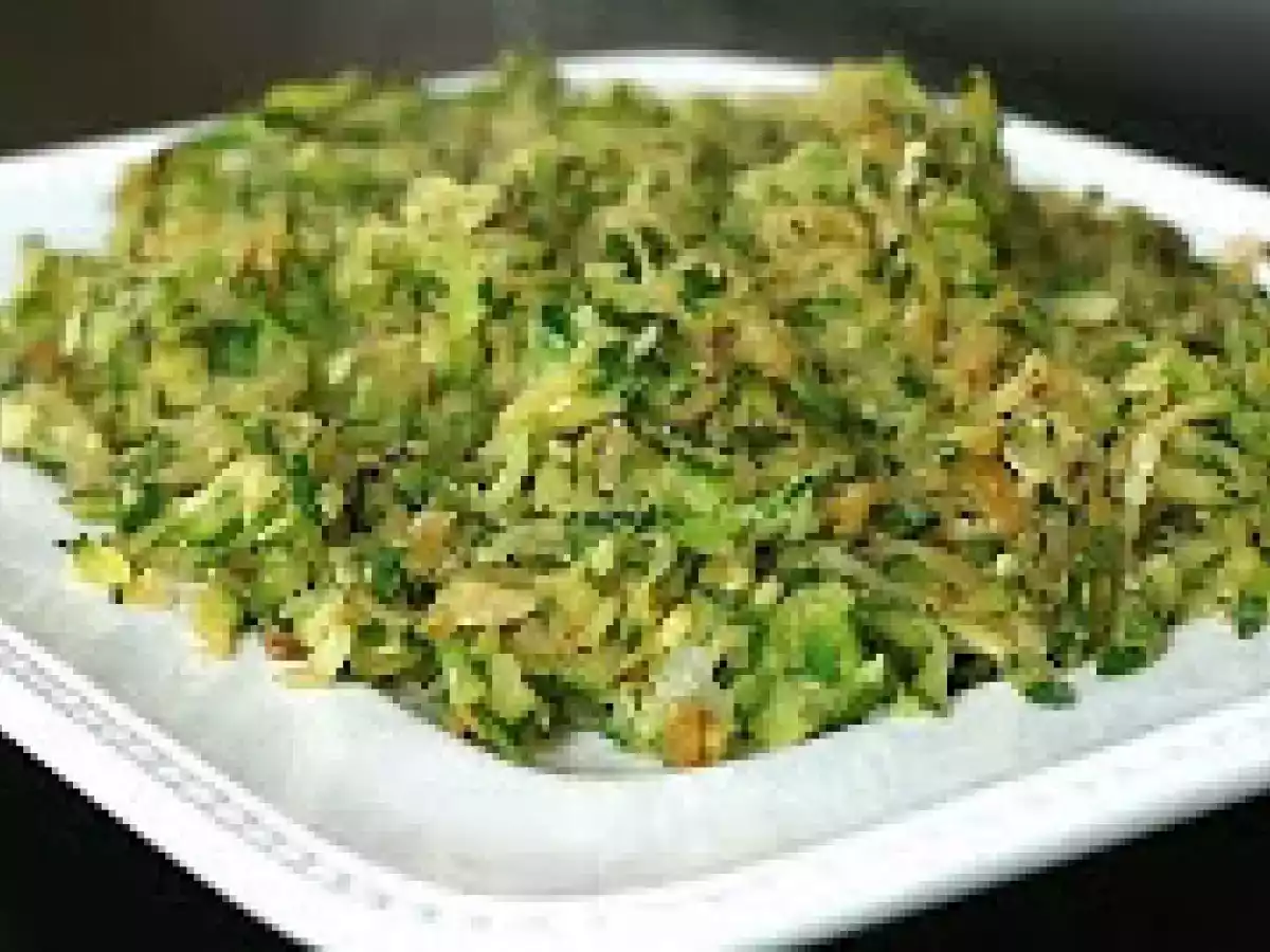 Abobrinha Ralada (vegana)