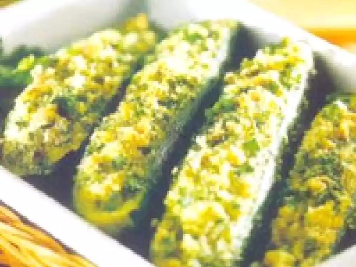 Abobrinhas Gratinadas (vegana)