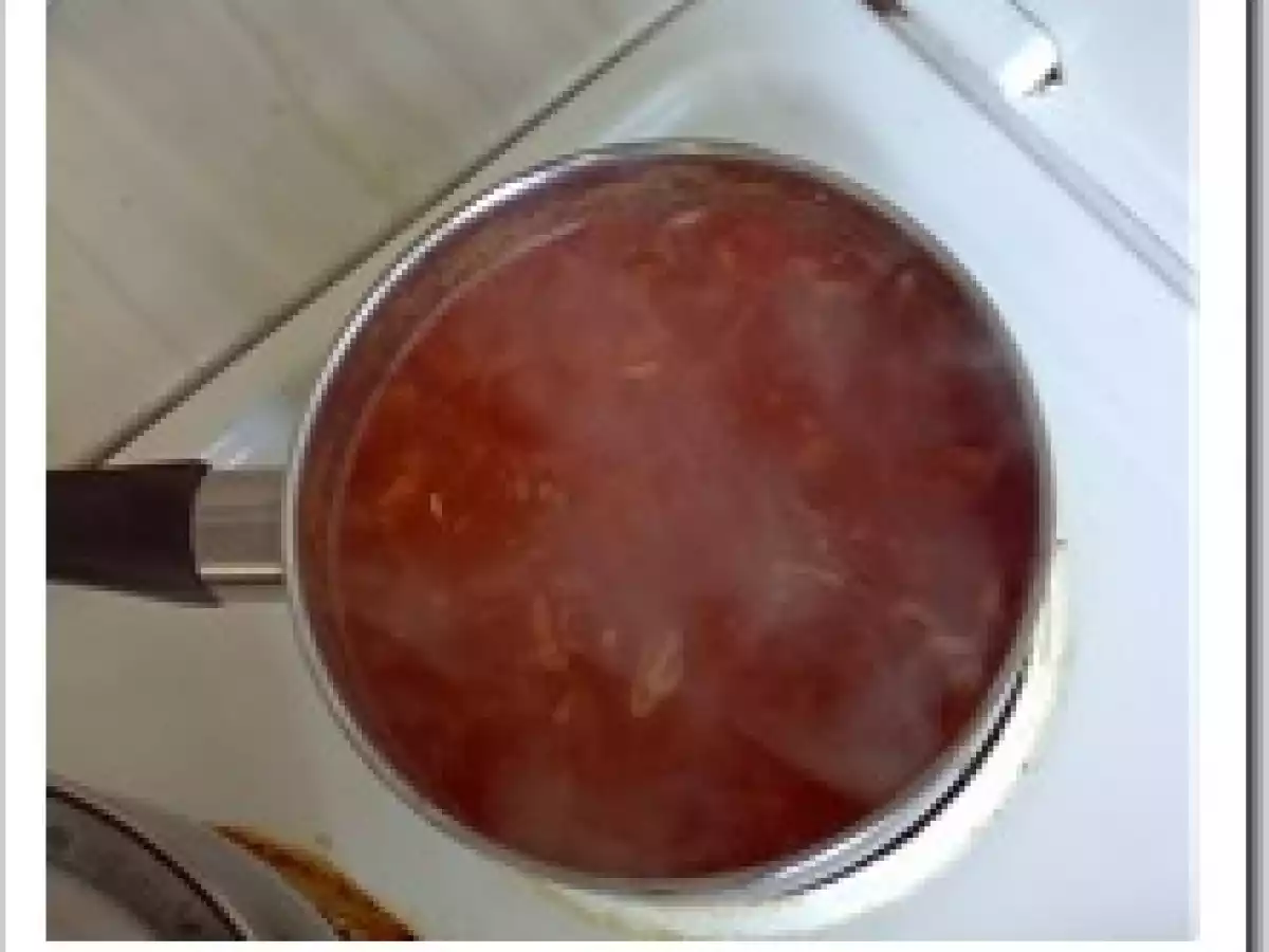 Acarrão com sobras de frango