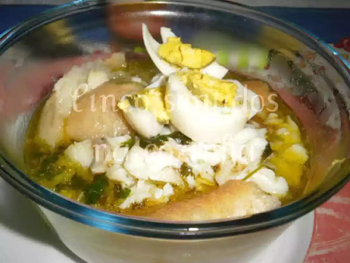 Açorda de bacalhau à alentejana