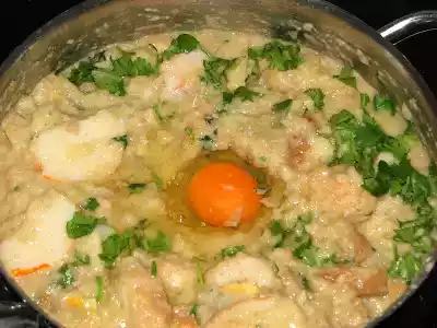 Açorda de camarão