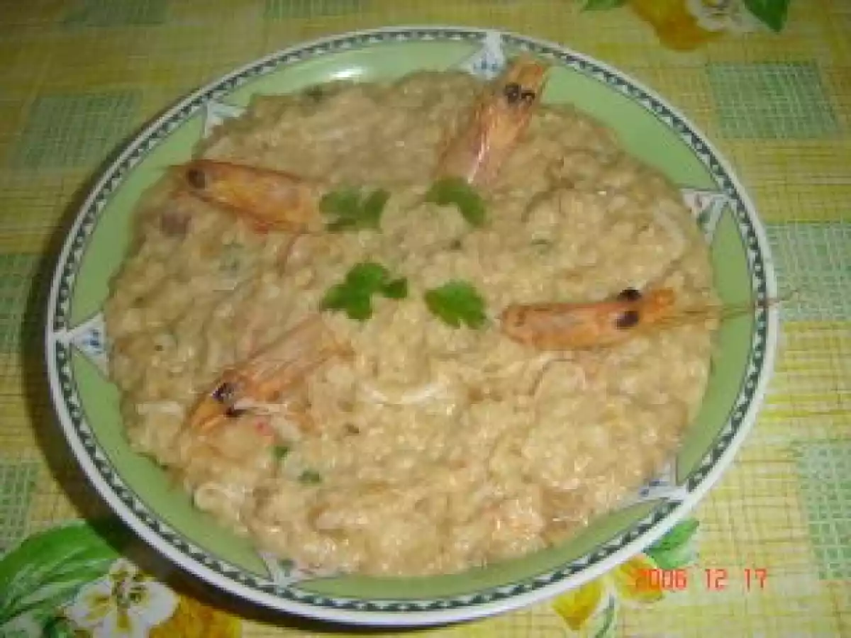 Açorda de camarão e delícias do mar