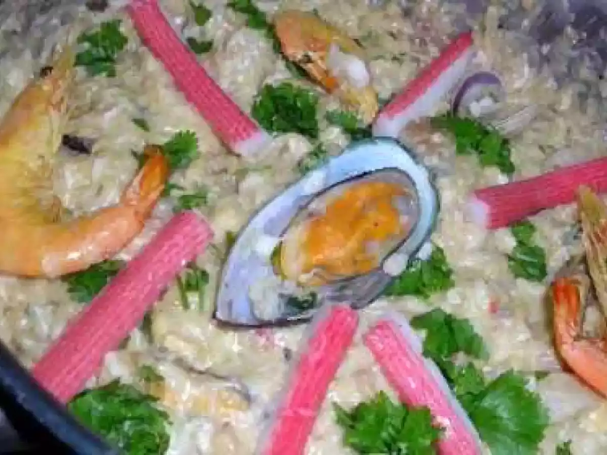 Açorda de peixe e marisco