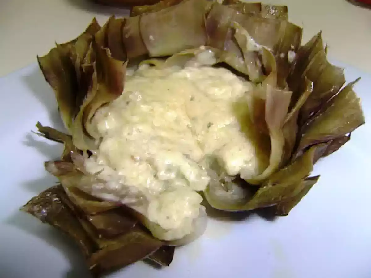 Alcachofras Recheadas ao Roquefort (Flor e Fundos) - foto 3