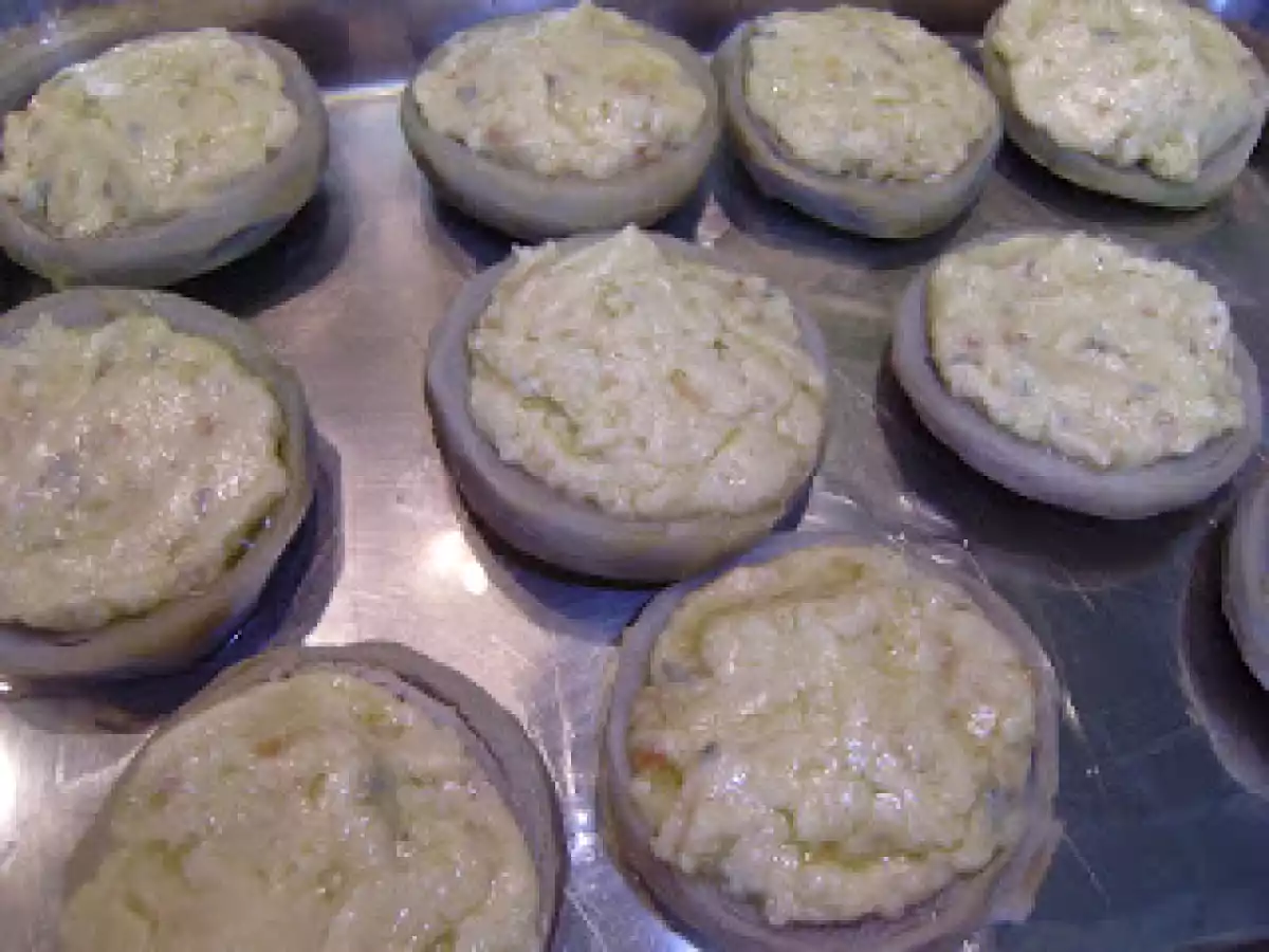 Alcachofras Recheadas ao Roquefort (Flor e Fundos) - foto 5