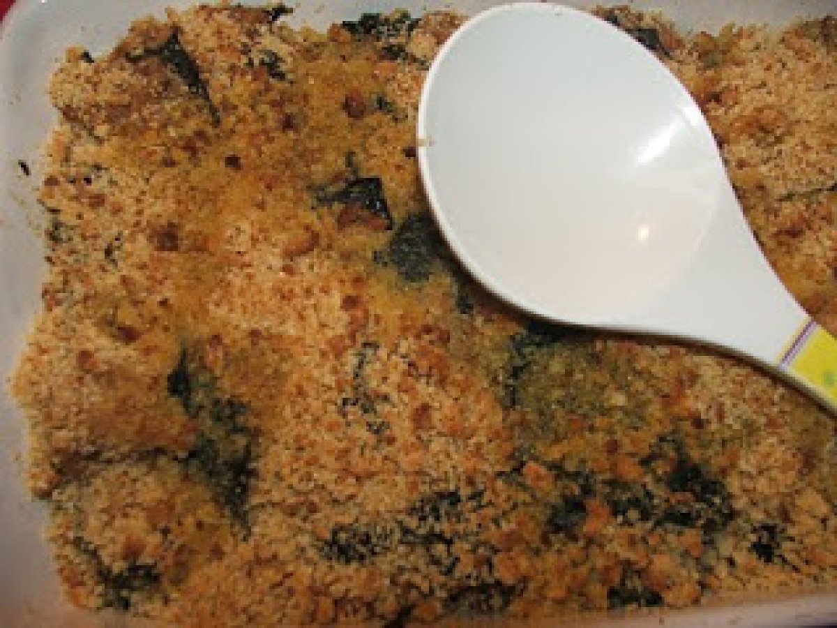 Alheira de frango com picadinho de broa