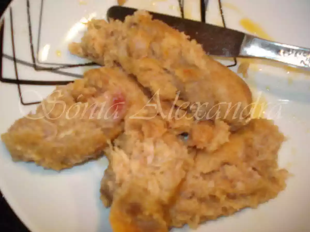 ALHEIRA GRATINADA EM PEDAÇOS DE PÃO DE MILHO COM PINGO DE MOSTARDA... - foto 5
