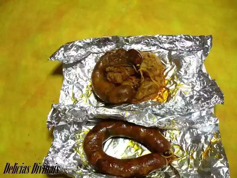 Alheira no forno