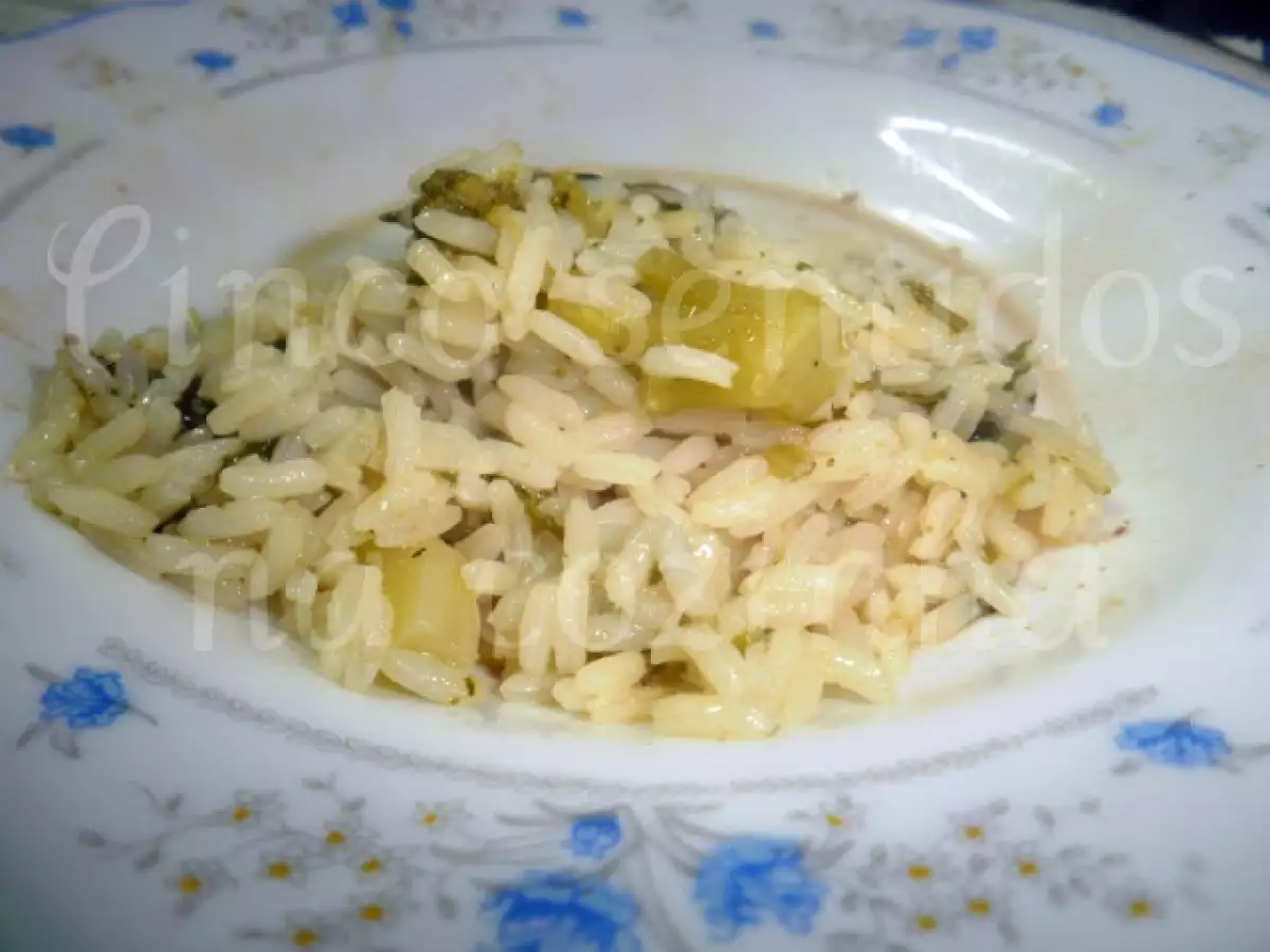 Alheiras de bacalhau no forno com arroz de brócolos - foto 4