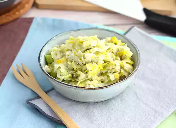 Alho -francês (alho-poró, alho- porro) cremoso