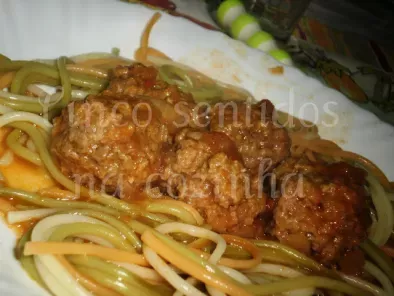 Almôndegas com esparguete, foto 4