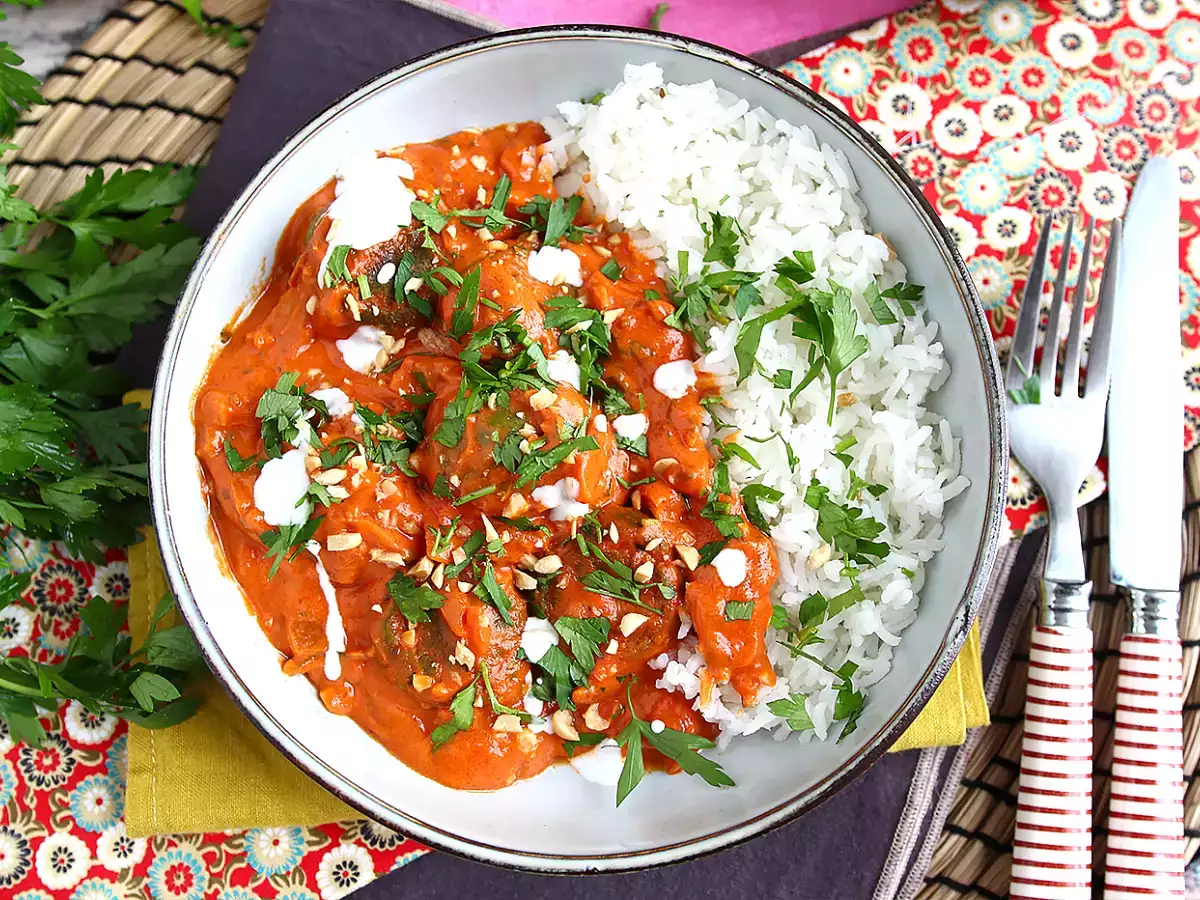 Almôndegas veganas de grão de bico com molho de tomate e coco (versão Malai Kofta vegano) - foto 4