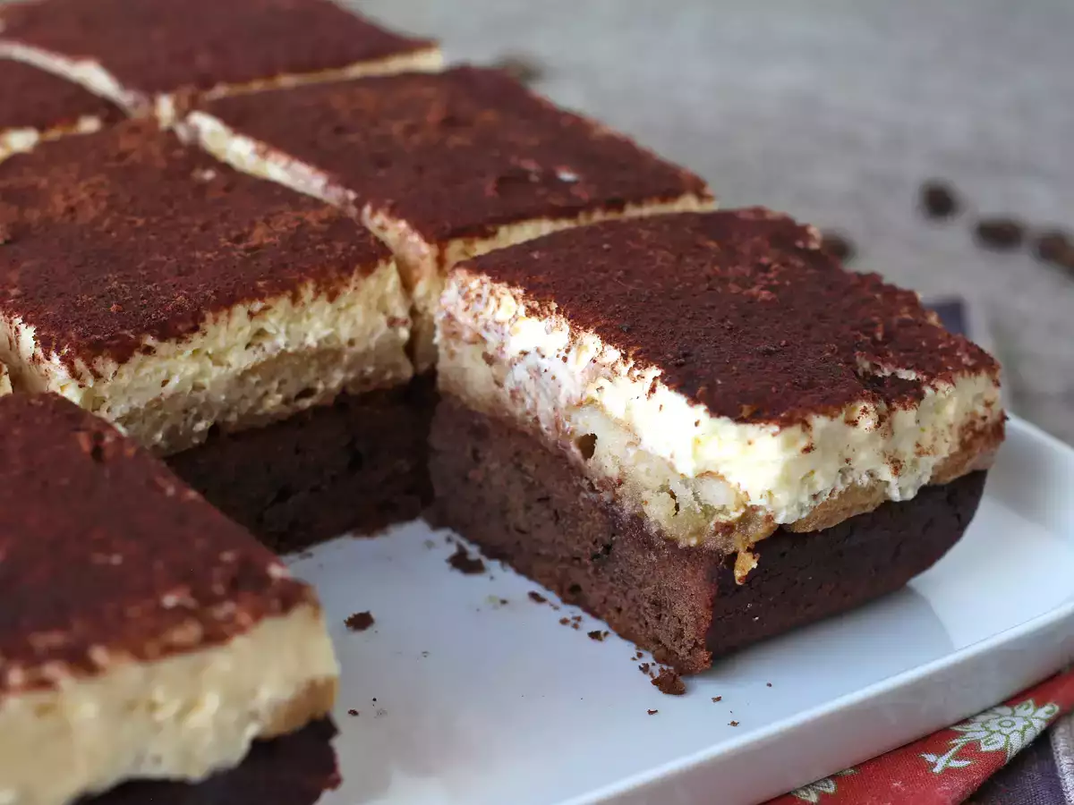 Amantes de brownie e tiramisù, temos o bolo perfeito para vocês: o Brownimisu! - foto 2