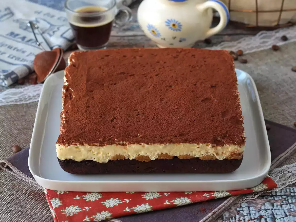 Amantes de brownie e tiramisù, temos o bolo perfeito para vocês: o Brownimisu! - foto 10