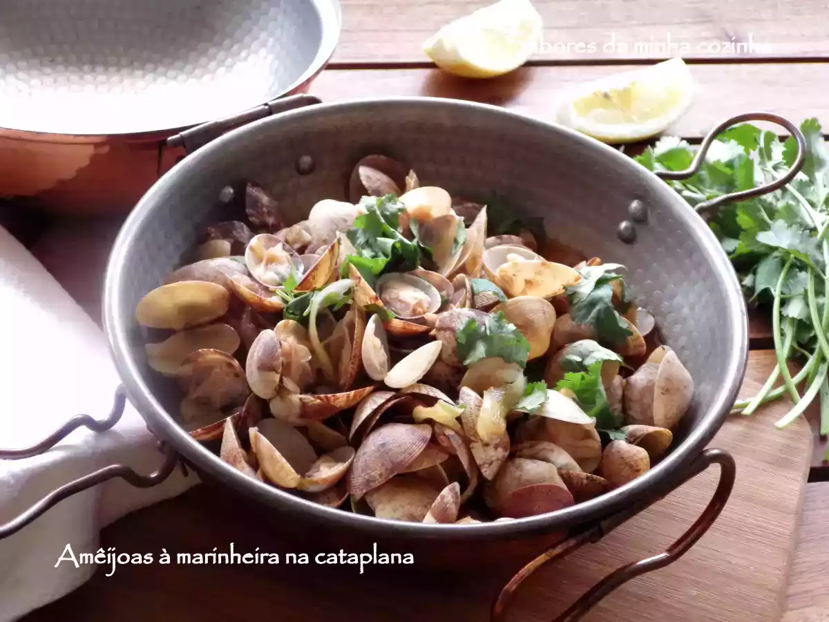 Amêijoas à marinheira na cataplana