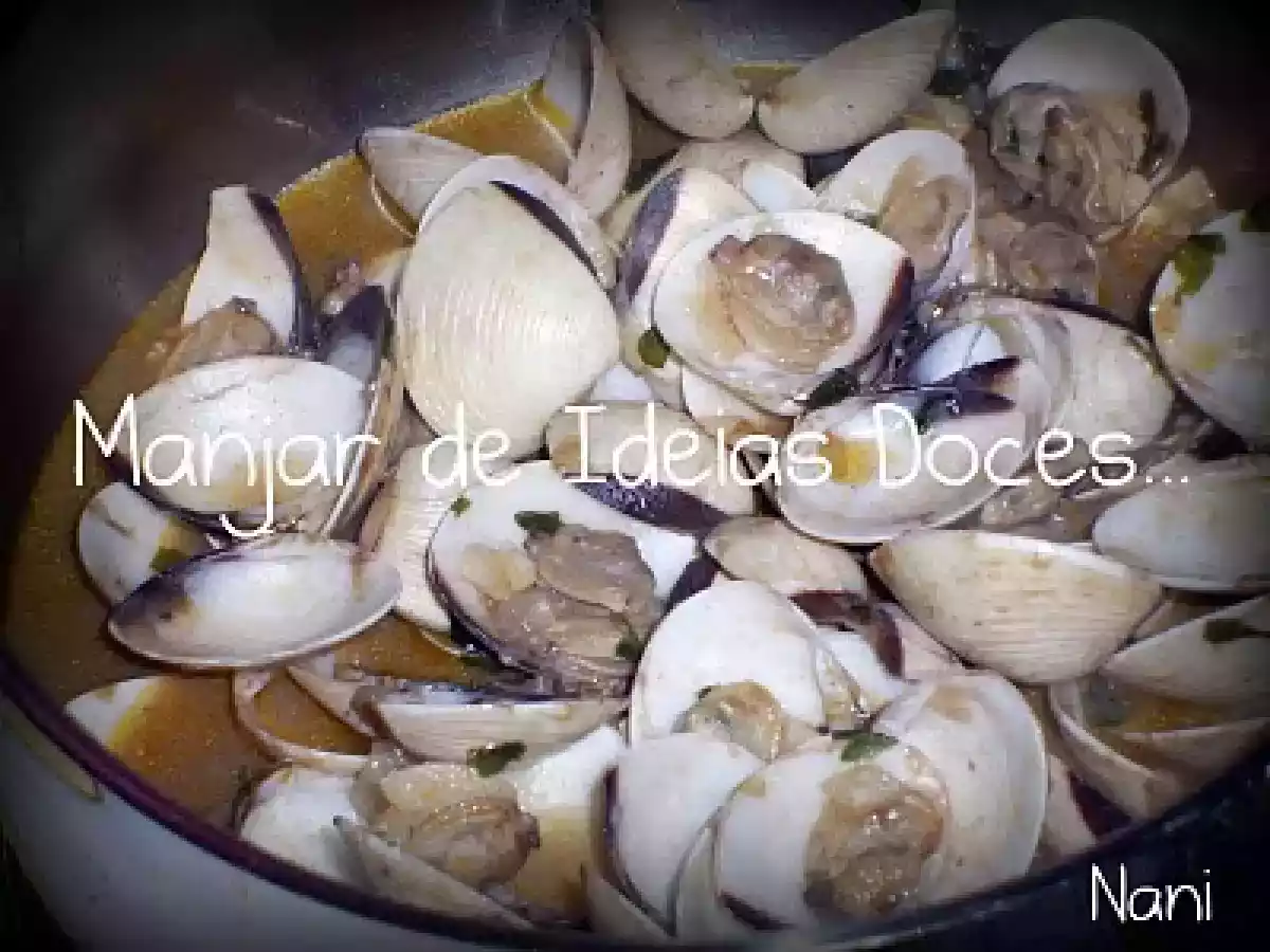 Ameijoas com Vinho do Porto