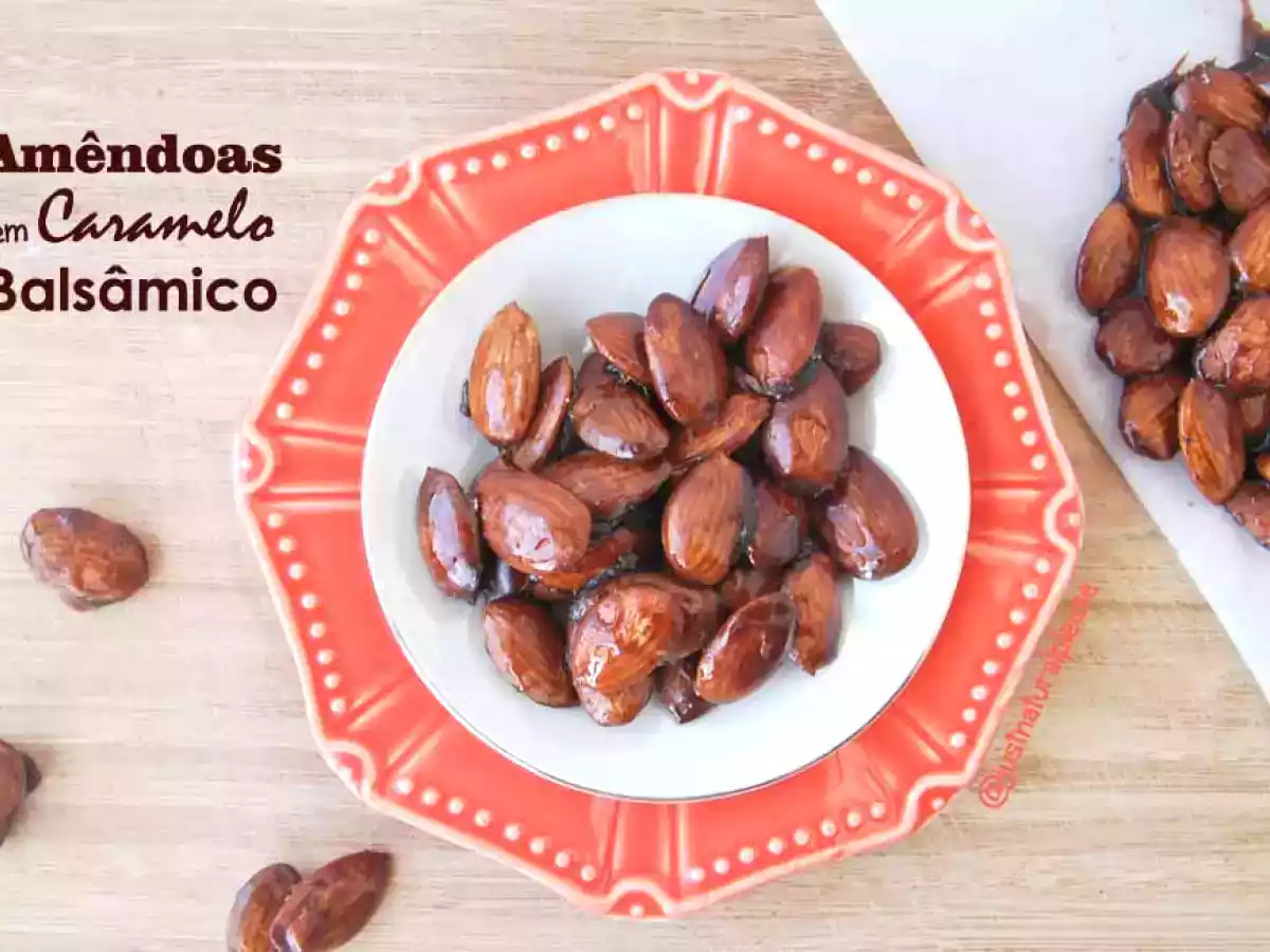 Amêndoas em Caramelo Balsâmico