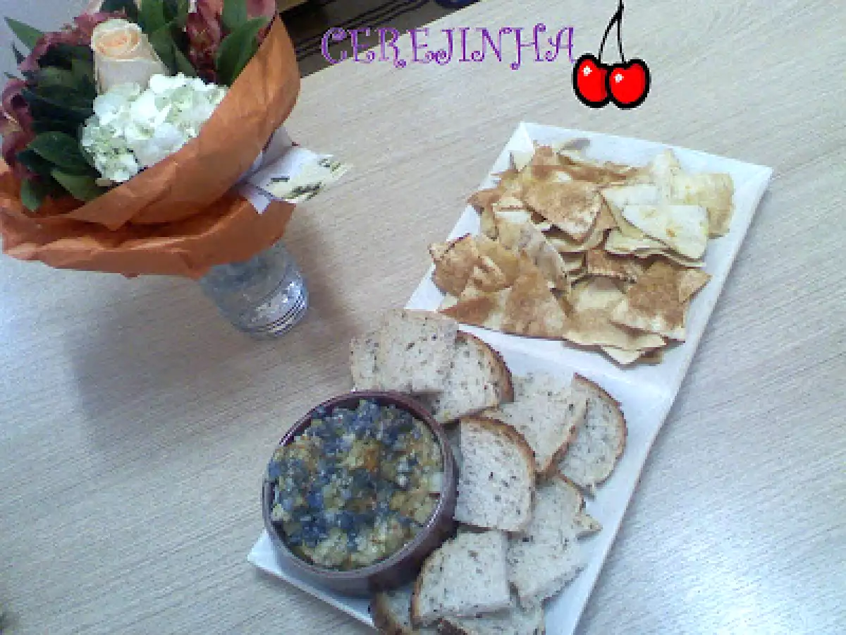 ANTEPASTO DE BERINJELA COM COENTRO