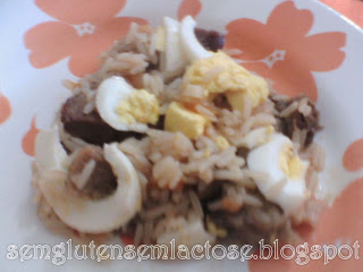 Arroz Carreteiro com Carne de Churrasco