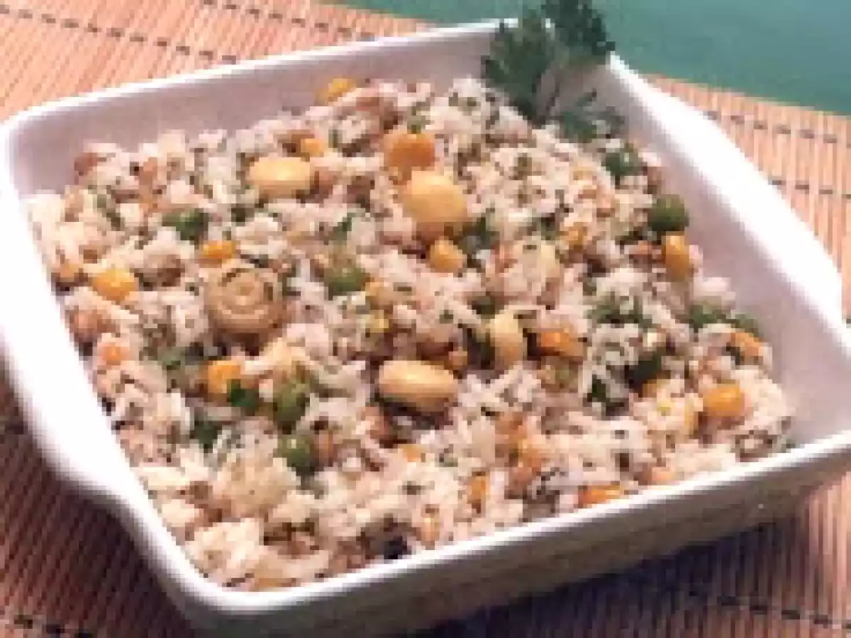 Arroz com Cevada (vegana)
