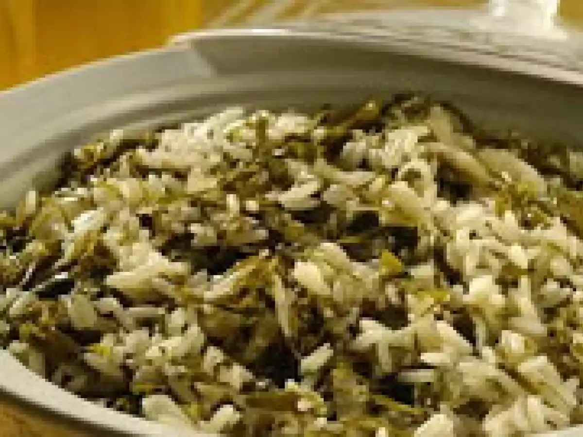 Arroz com Couve (vegana)
