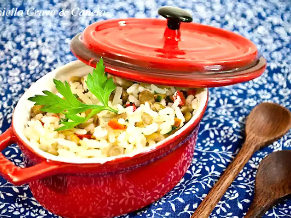 Arroz com Lentilhas