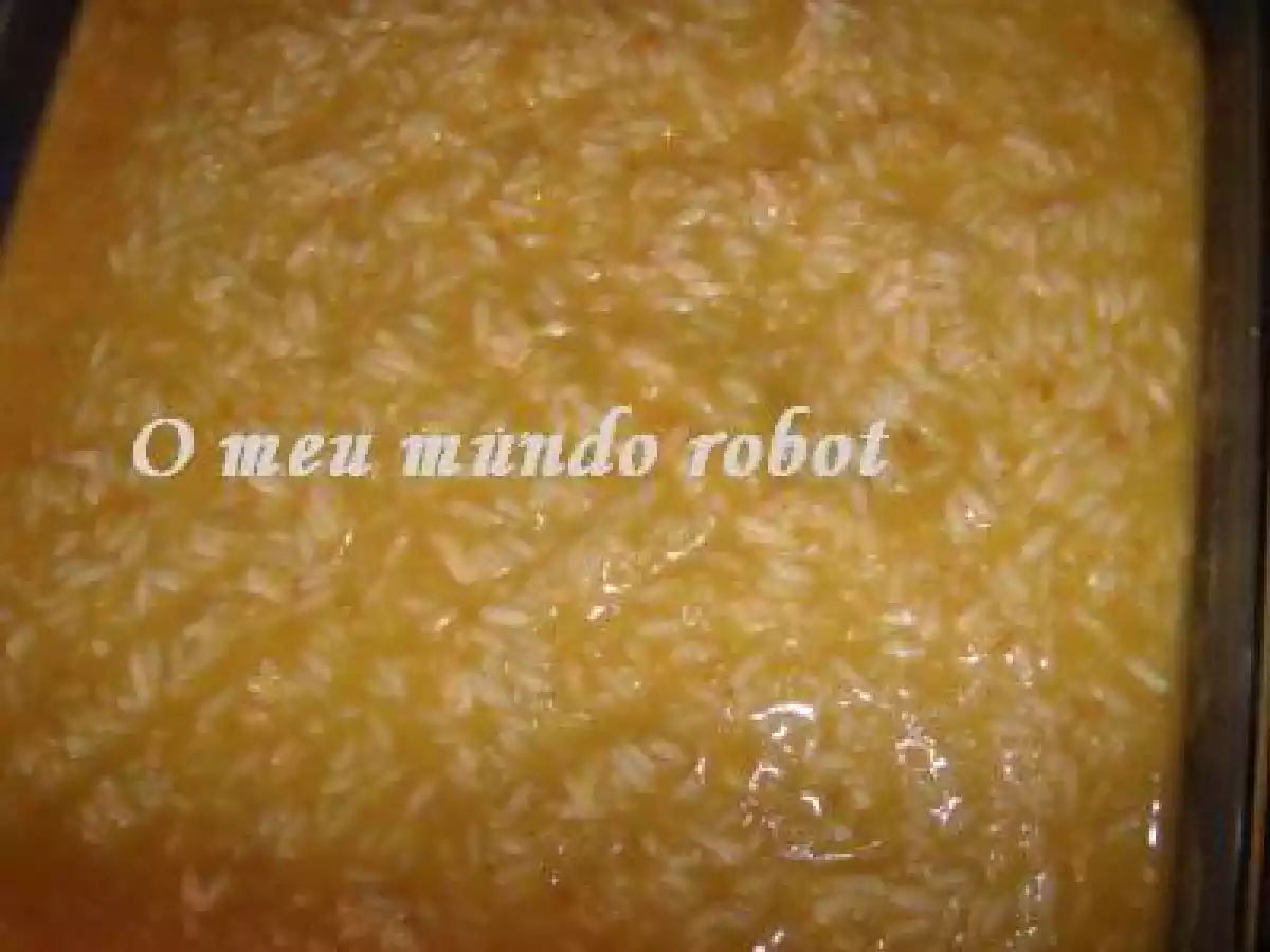 Arroz com tomate e cenoura