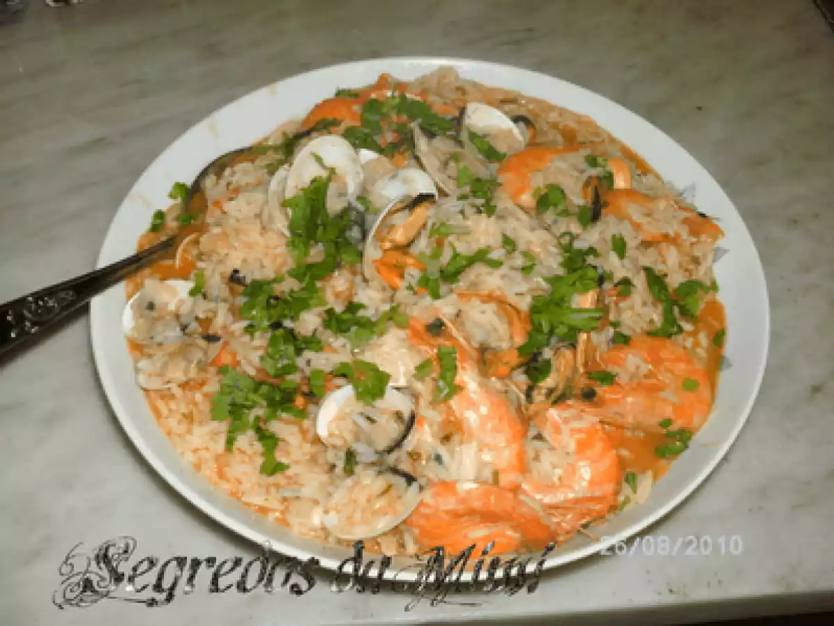 Arroz de amêijoas à Algarvia