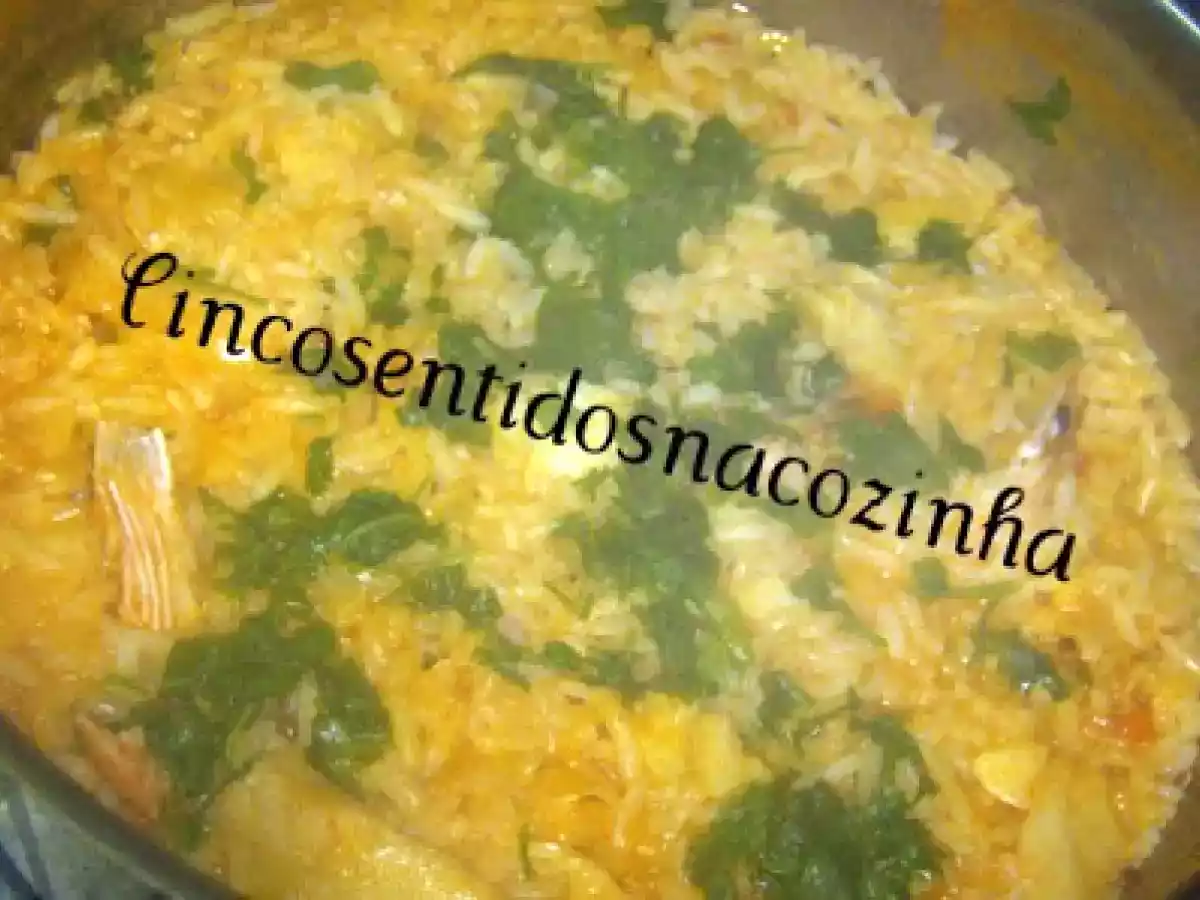 Arroz de bacalhau com camarão - foto 2