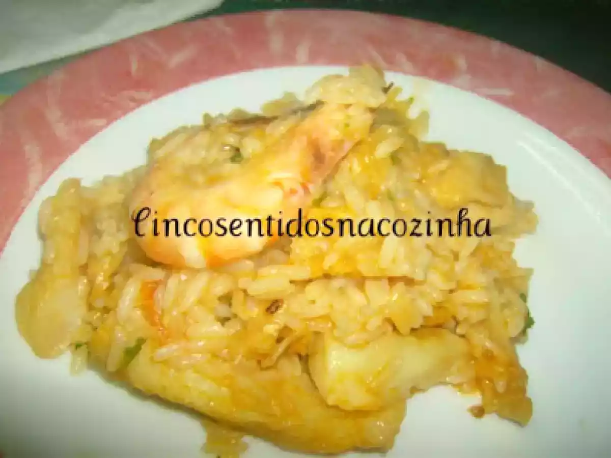 Arroz de bacalhau com camarão - foto 3