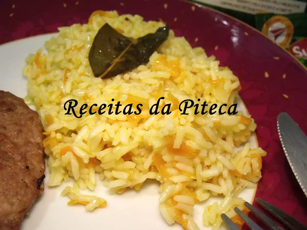 Arroz de cenoura e açafrão das Indias - foto 2