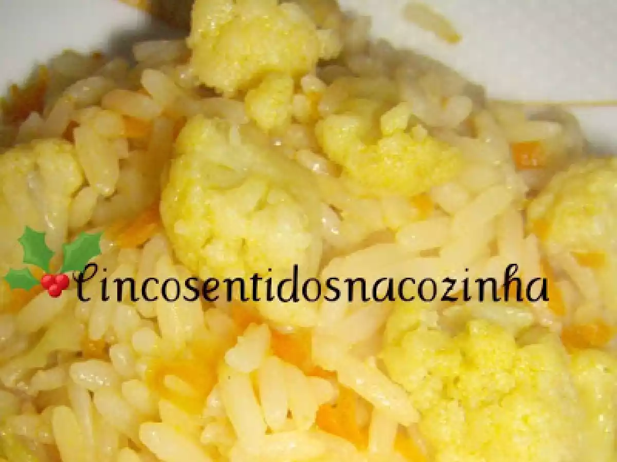 Arroz de cenoura e couve flor - foto 2