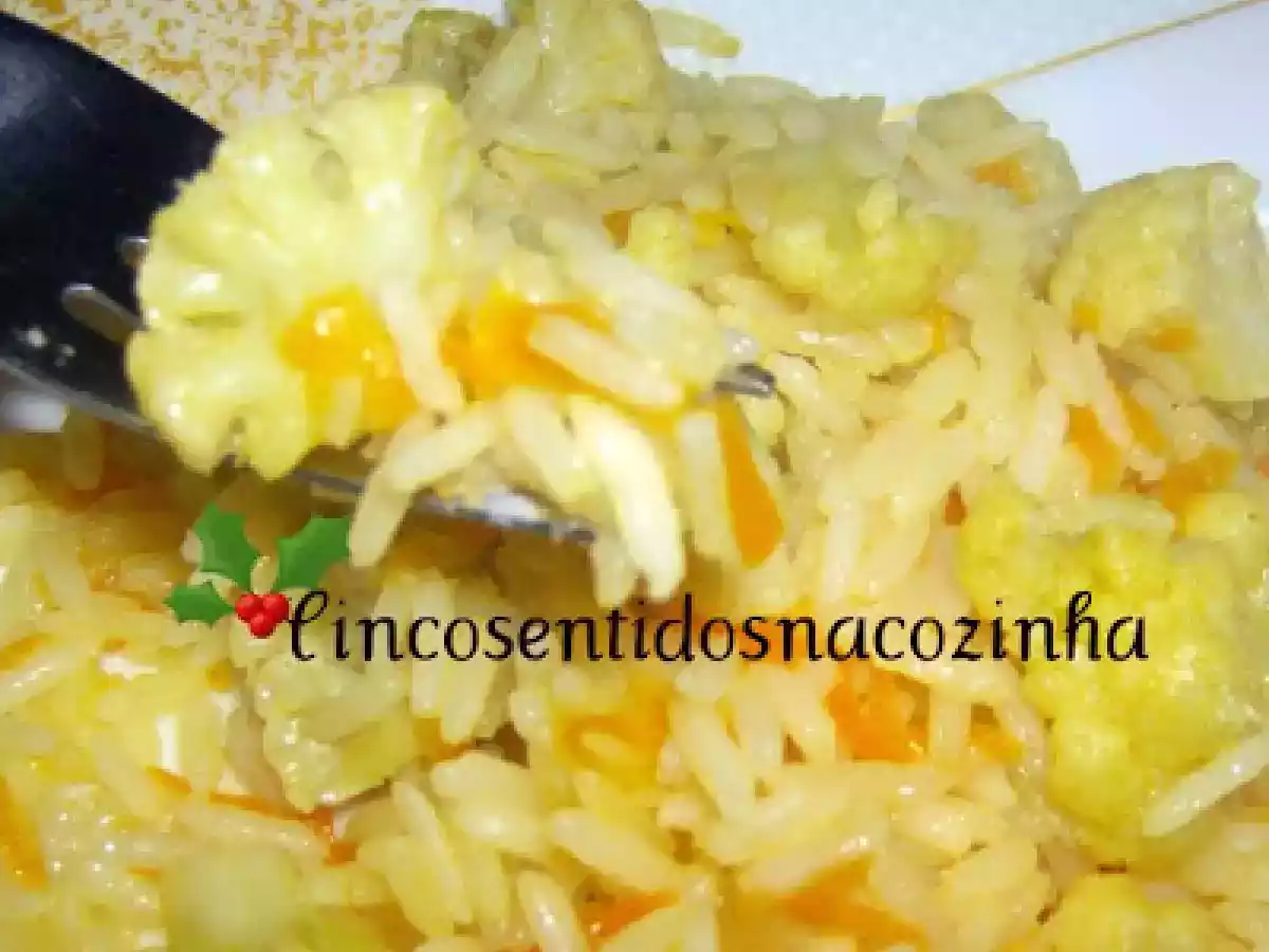 Arroz de cenoura e couve flor - foto 3