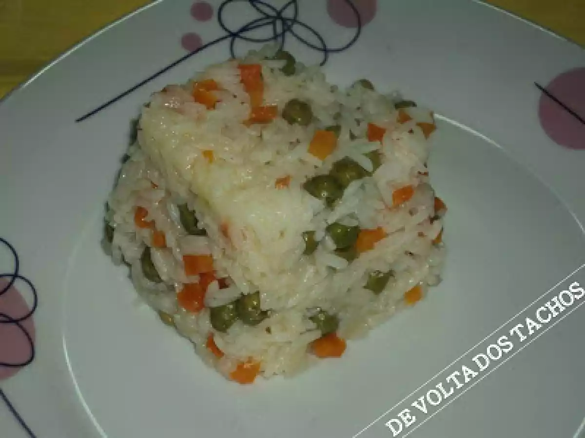 ARROZ DE CENOURA E ERVILHAS