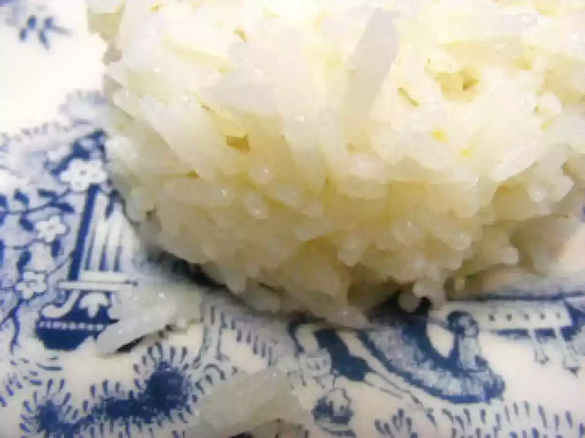 Arroz de cominhos, alho e limão