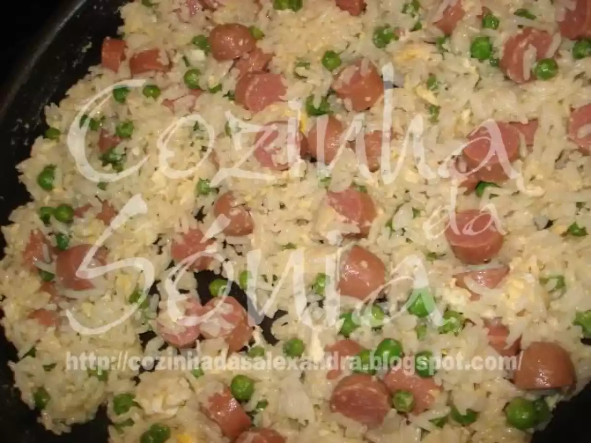 ARROZ DE ERVILHAS, SALSICHAS E OVO...DICAS DE POUPANÇA DOMÉSTICA... - foto 3