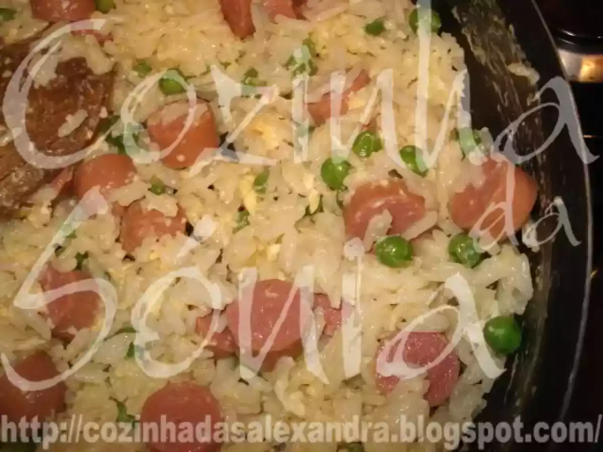 ARROZ DE ERVILHAS, SALSICHAS E OVO...DICAS DE POUPANÇA DOMÉSTICA... - foto 5