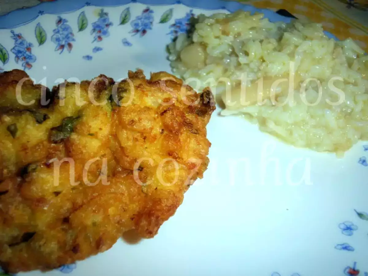 Arroz de espargos brancos com pataniscas de bacalhau - foto 3