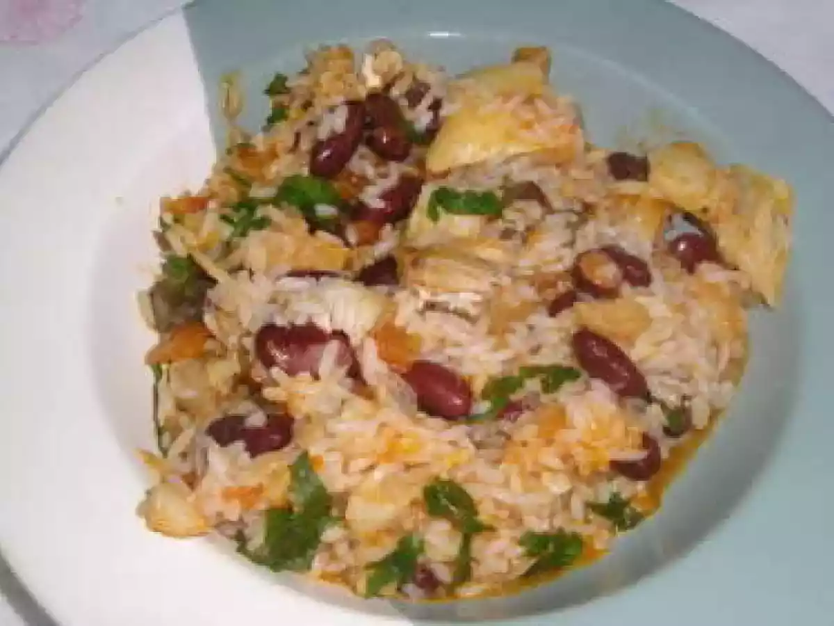 Arroz de feijão e bacalhau - foto 2