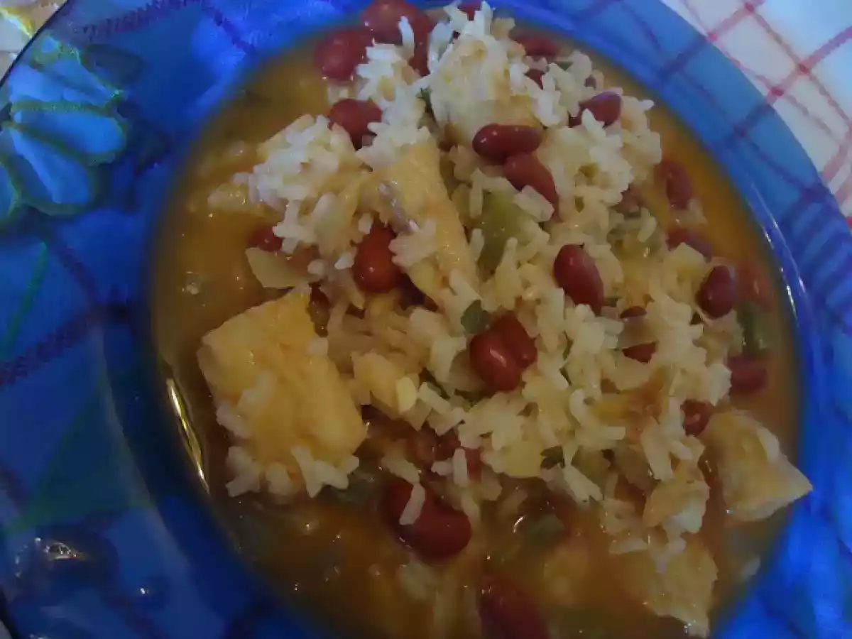 Arroz de feijão e bacalhau - foto 2