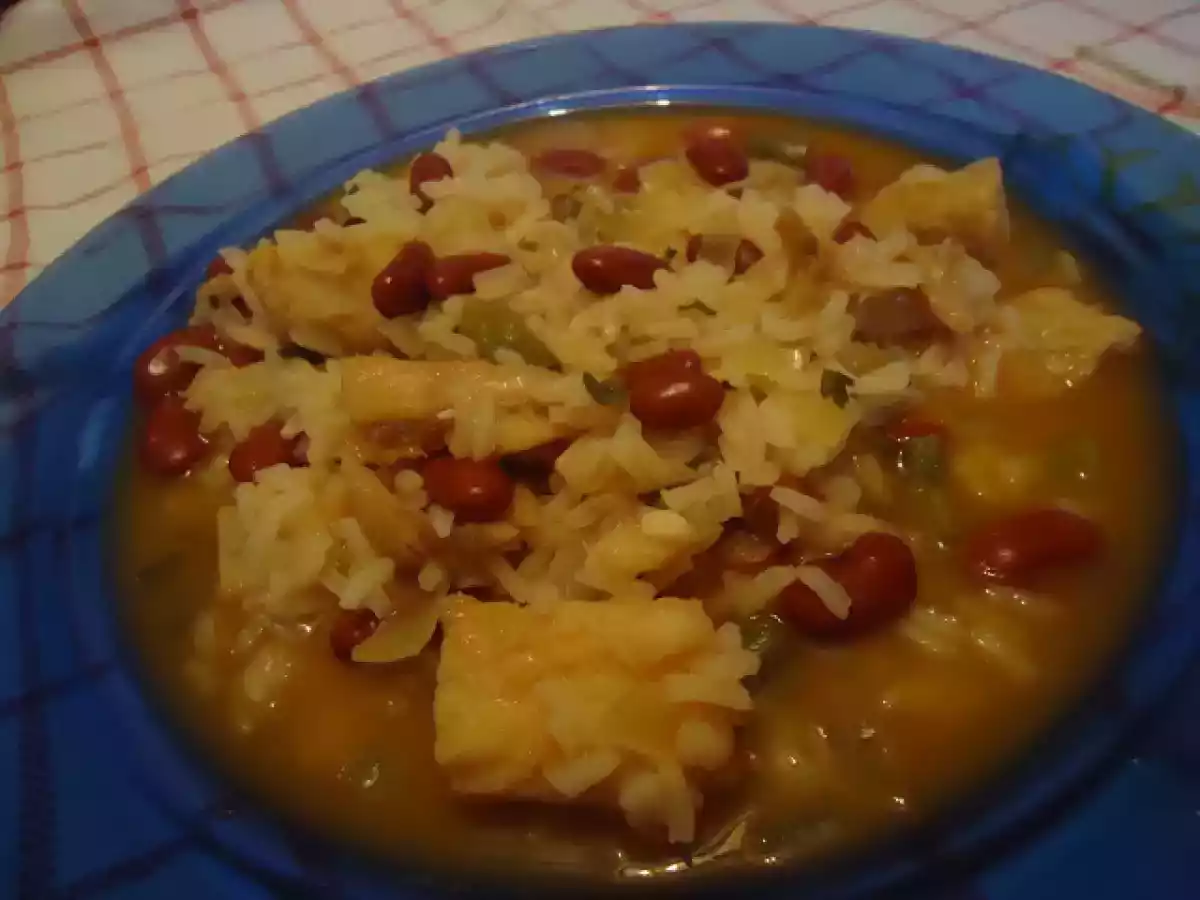 Arroz de feijão e bacalhau - foto 3