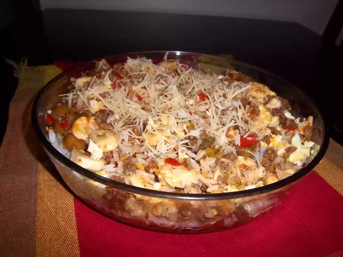 Arroz de forno bem brasileiro