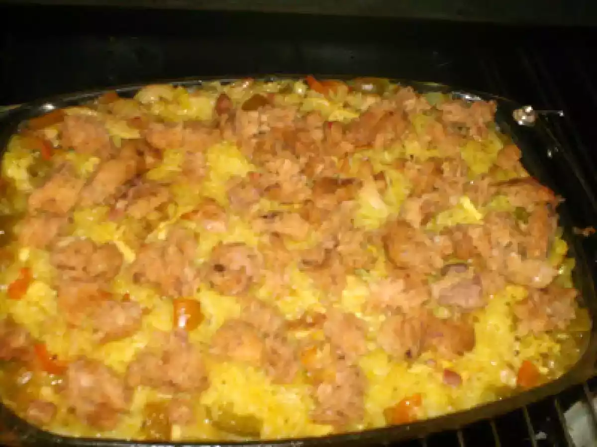 Arroz de forno com frango e alheira - foto 6