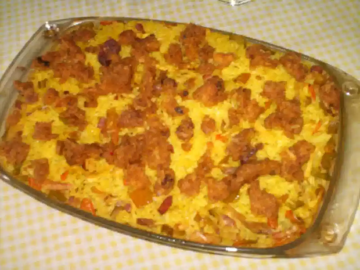 Arroz de forno com frango e alheira - foto 7