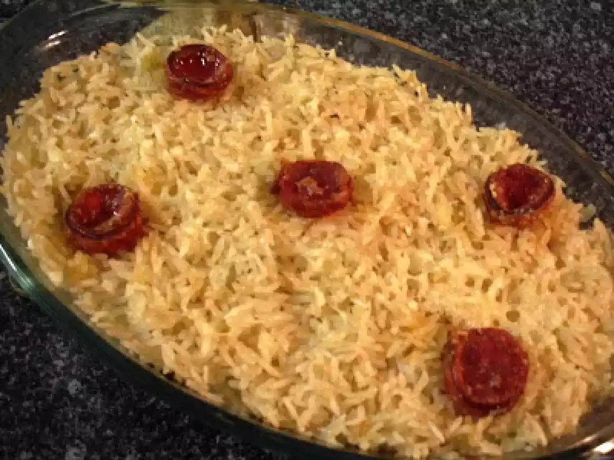 Arroz de Forno com Recheio