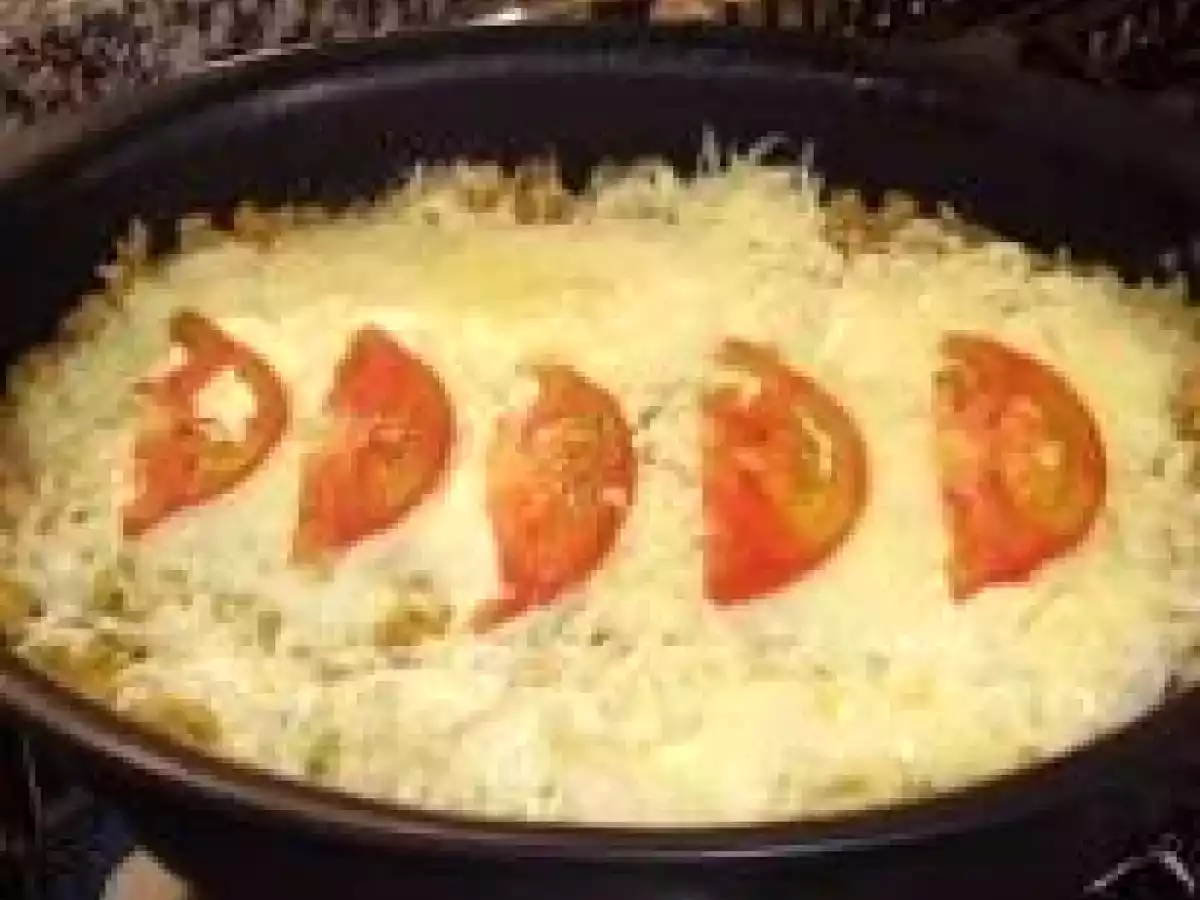 Arroz de forno paella de atum
